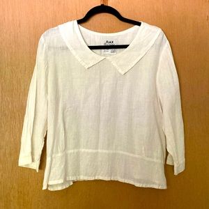 100% Linen Women’s Middy Top